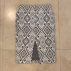Zara patterned skirt